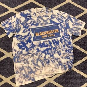 New custom blockbuster tie dye t-shirt